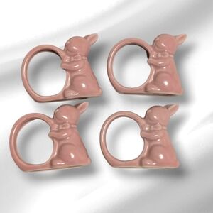 Vtg. Bunny Napkin Rings